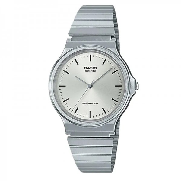 Casio MQ-24D-7EDF Steel Band Unisex